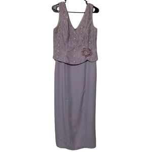 Lenovia Vintage Lavender Evening Gown
